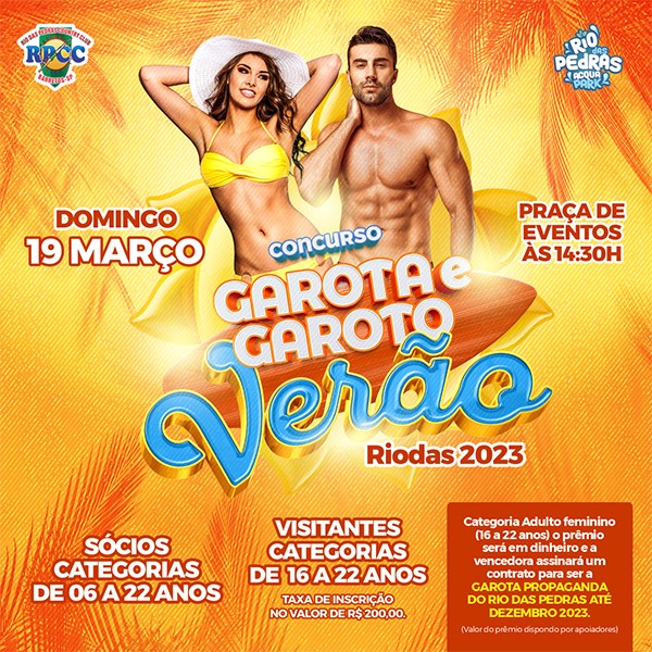 Concurso Garota E Garoto Verão Rpcc